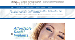 Desktop Screenshot of dentalcareofsedona.com
